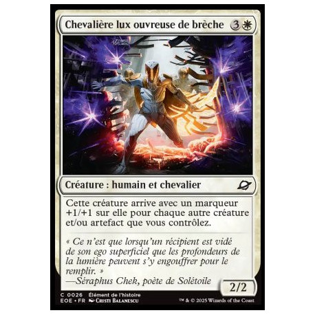 (Foil) Blanche - Chevalière lux ouvreuse de brèche (C) [EOE]