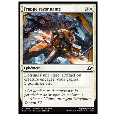 (Foil) Blanche - Frappe rayonnante (C) [EOE]