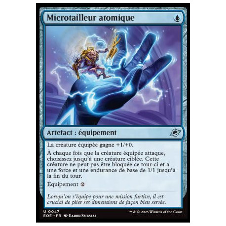 (Foil) Bleue - Microtailleur atomique (U) [EOE]