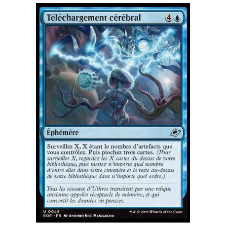 (Foil) Bleue - Téléchargement cérébral (U) [EOE]