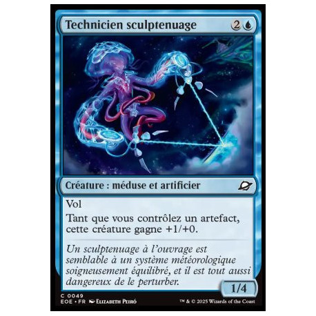 (Foil) Bleue - Technicien sculptenuage (C) [EOE]