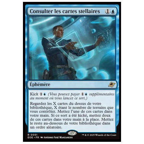 (Foil) Bleue - Consulter les cartes stellaires (R) [EOE]
