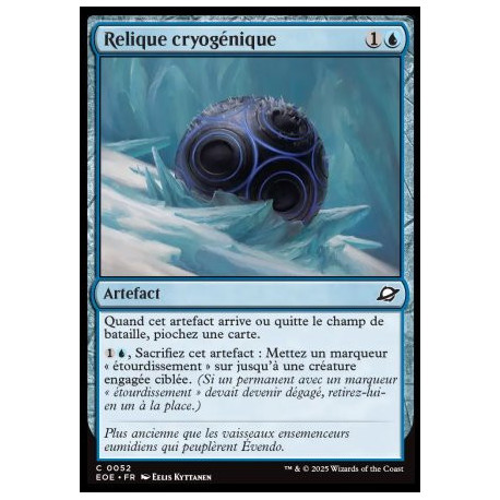 (Foil) Bleue - Relique cryogénique (C) [EOE]
