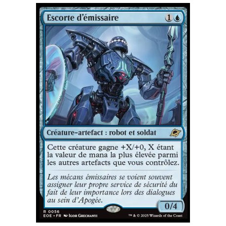 (Foil) Bleue - Escorte d'émissaire (V1) (R) [EOE]