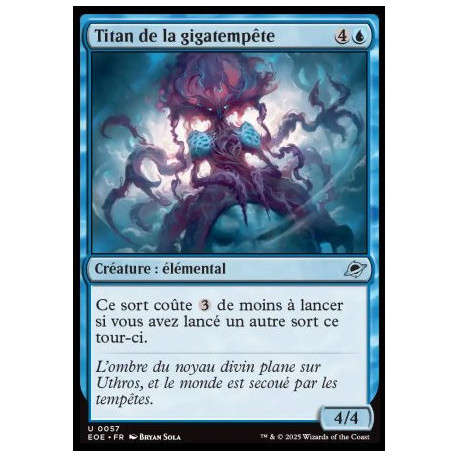 (Foil) Bleue - Titan de la gigatempête (U) [EOE]