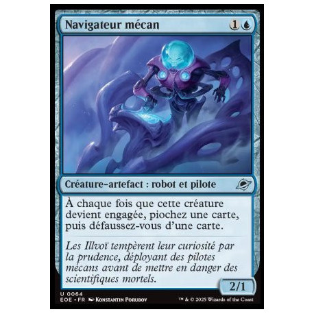 (Foil) Bleue - Navigateur mécan (U) [EOE]