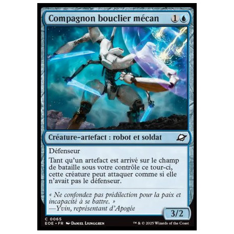 (Foil) Bleue - Compagnon bouclier mécan (C) [EOE]