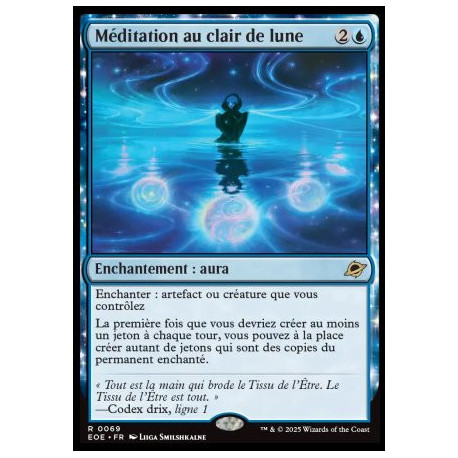(Foil) Bleue - Méditation au clair de lune (V1) (R) [EOE]
