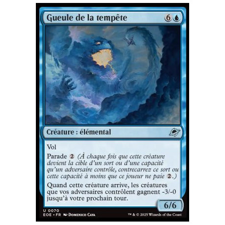 (Foil) Bleue - Gueule de la tempête (U) [EOE]