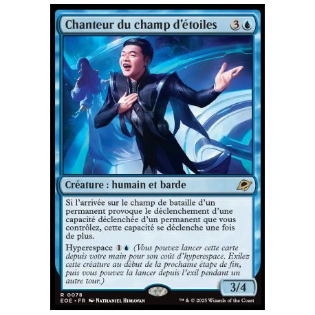 (Foil) Bleue - Chanteur du champ d'étoiles (R) [EOE]