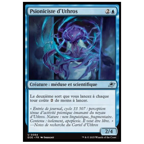 (Foil) Bleue - Psioniciste d'Uthros (U) [EOE]