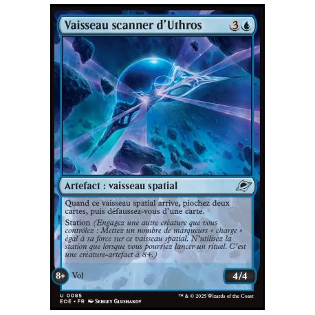 (Foil) Bleue - Vaisseau scanner d'Uthros (U) [EOE]