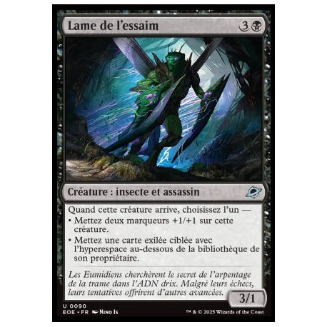 (Foil) Noire - Lame de l'essaim (U) [EOE]