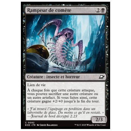 (Foil) Noire - Rampeur de comète (C) [EOE]