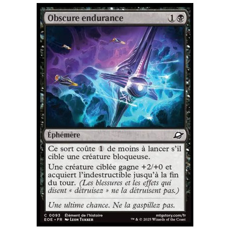(Foil) Noire - Obscure endurance (C) [EOE]