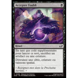 (Foil) Noire - Accepter l'oubli (C) [EOE]