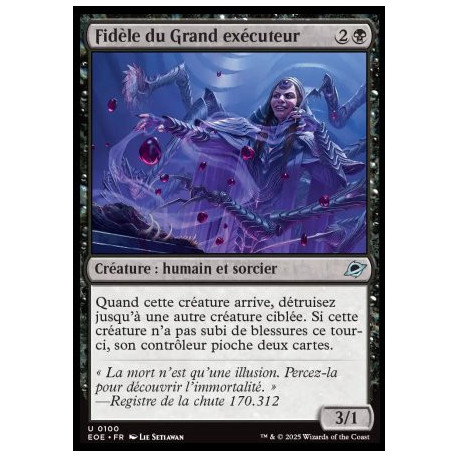 (Foil) Noire - Fidèle du Grand exécuteur (U) [EOE]