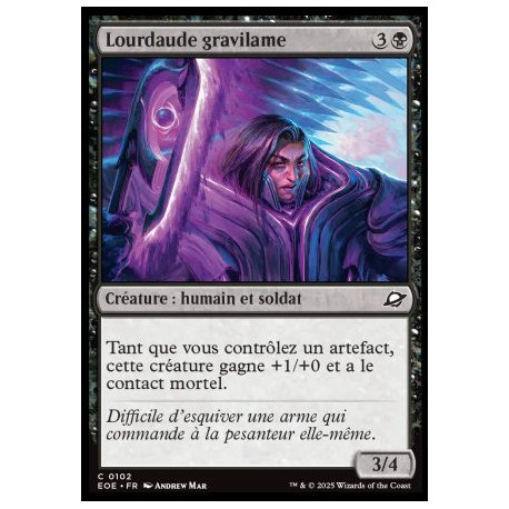 (Foil) Noire - Lourdaude gravilame (C) [EOE]