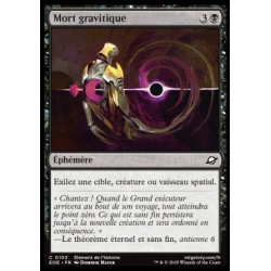 (Foil) Noire - Mort gravifique (C) [EOE]