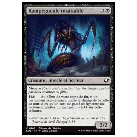 (Foil) Noire - Rampegueule insatiable (C) [EOE]