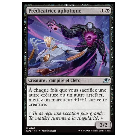 (Foil) Noire - Prédicatrice aphotique (U) [EOE]