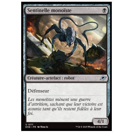 (Foil) Noire - Sentinelle monoïste (U) [EOE]