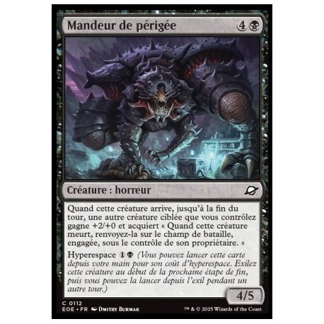 (Foil) Noire - Mandeur de périgée (C) [EOE]