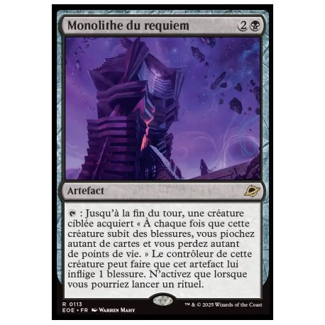 (Foil) Noire - Monolithe du requiem (R) [EOE]