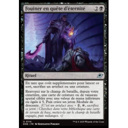 (Foil) Noire - Fouiner en quête d'éternité (U) [EOE]