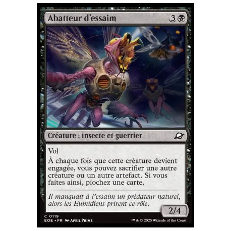 (Foil) Noire - Abatteur d'essaim (C) [EOE]