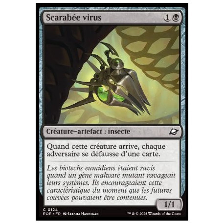 (Foil) Noire - Scarabée virus (C) [EOE]