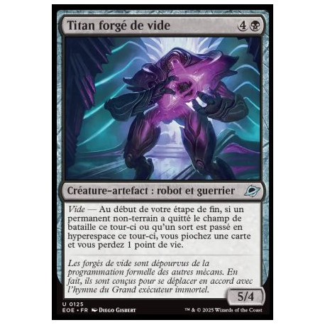 (Foil) Noire - Titan forgé de vide (U) [EOE]