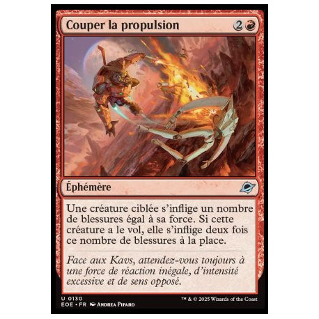 (Foil) Rouge - Couper la propulsion (U) [EOE]