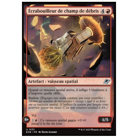(Foil) Rouge - Écrabouilleur de champ de débris (U) [EOE]