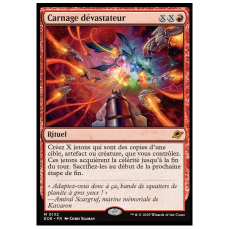 (Foil) Rouge - Carnage dévastateur (V1) (M) [EOE]