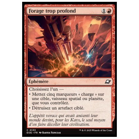 (Foil) Rouge - Forage trop profond (C) [EOE]