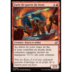 (Foil) Rouge - Furie de guerre du front (C) [EOE]