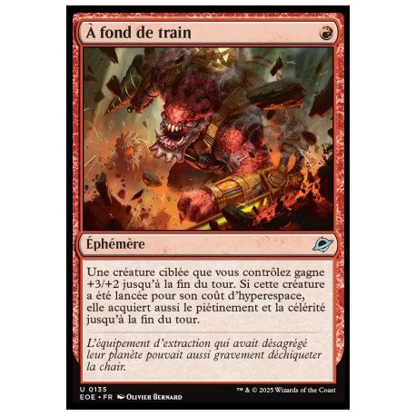 (Foil) Rouge - À fond de train (U) [EOE]