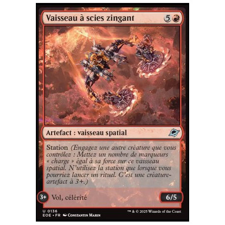 (Foil) Rouge - Vaisseau à scies zingant (U) [EOE]