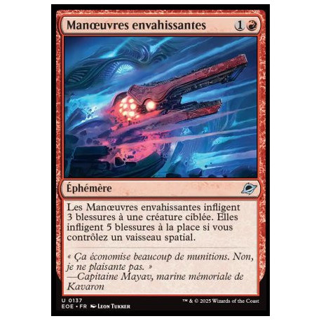(Foil) Rouge - Manœuvres envahissantes (U) [EOE]