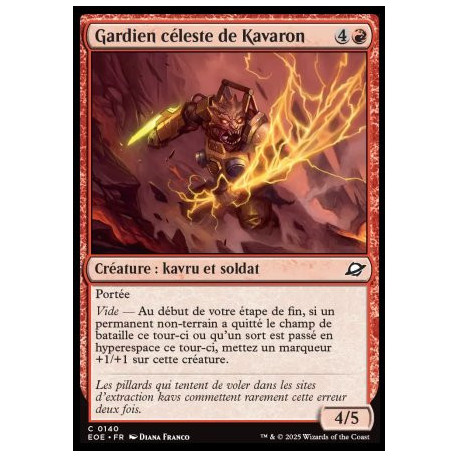 (Foil) Rouge - Gardien céleste de Kavaron (C) [EOE]