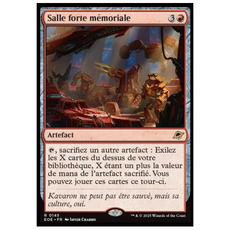 (Foil) Rouge - Salle forte mémoriale (R) [EOE]