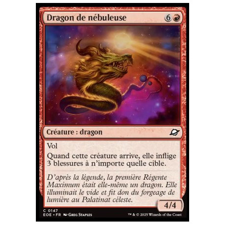 (Foil) Rouge - Dragon de nébuleuse (C) [EOE]