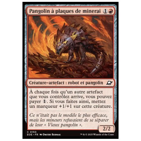 (Foil) Rouge - Pangolin à plaques de minerai (C) [EOE]
