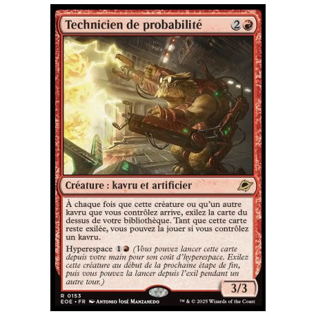 (Foil) Rouge - Technicien de probabilité (V1) (R) [EOE]