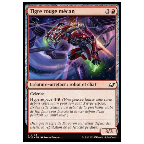 (Foil) Rouge - Tigre rouge mécan (C) [EOE]