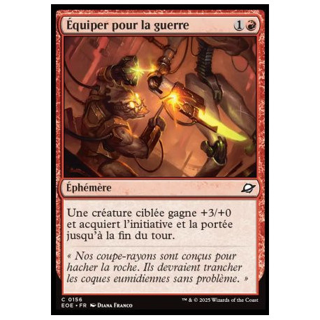 (Foil) Rouge - Équiper pour la guerre (C) [EOE]