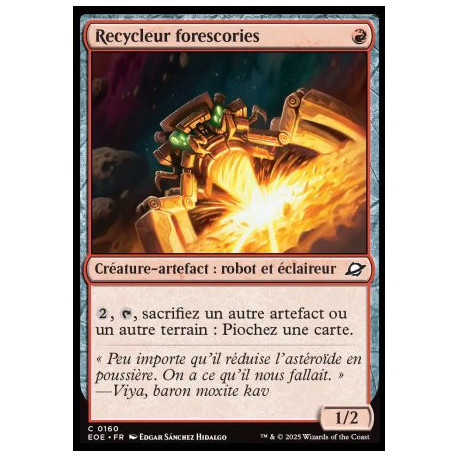 (Foil) Rouge - Recycleur forescories (C) [EOE]