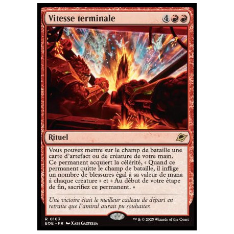 (Foil) Rouge - Vitesse terminale (R) [EOE]