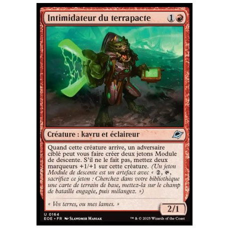 (Foil) Rouge - Intimidateur du terrapacte (U) [EOE]